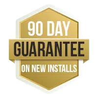 90 Day Guarantee on New Installs